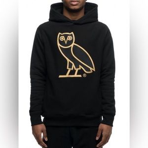 BNWOT Men's Black Owl Hoodie